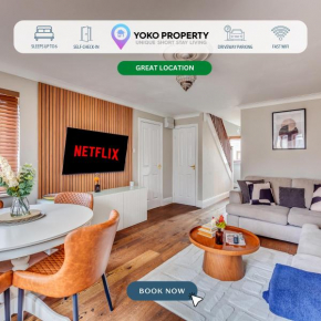 Shenley House - Close to City Centre - Driveway Parking, Self-Check-In, Workspace, Fast WiFi and Smart TV by Yoko Property